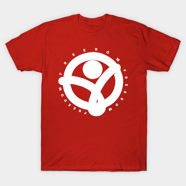 Freedom Sign T-Shirt by Coron na na 